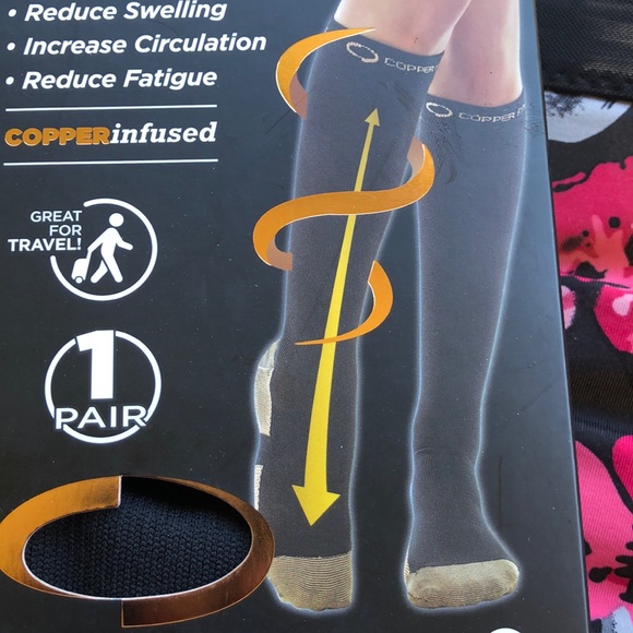 Copper Fit Energy Compression Socks size S/M - Picture 8 of 8